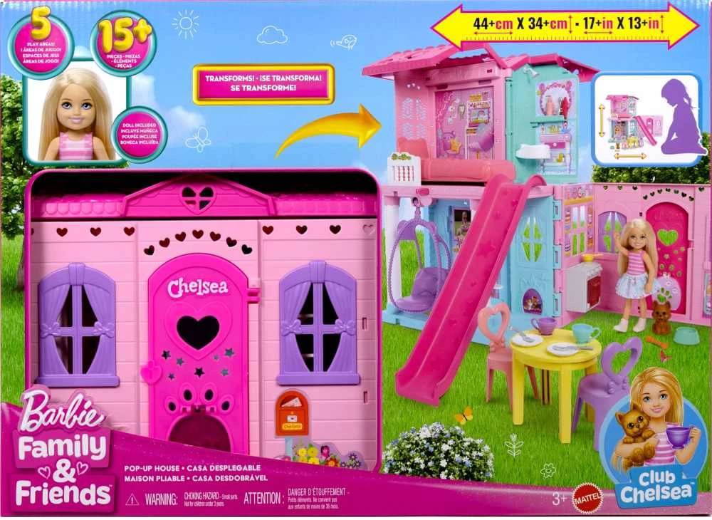 Mattel CHELSEA POP UP vardai (JFW49)