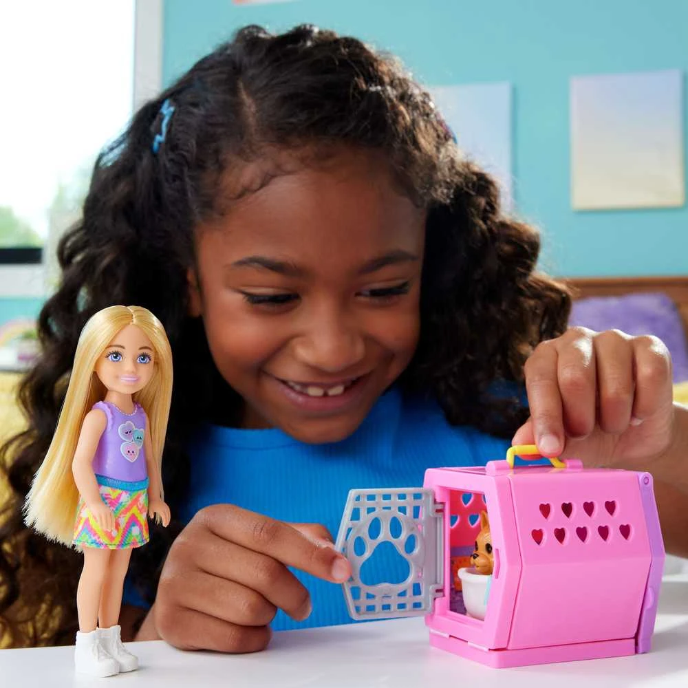 Mattel Lėlės Barbie Chelsea transporteris šuniukui su priedais