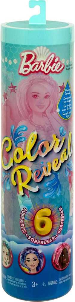 Mattel BARBIE COLOR REVEAL undinės siurprizų rinkinys, giliųjų vandenų serija (HRK12)