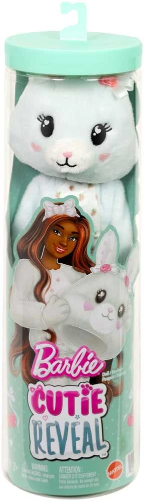 Mattel Barbie Cutie Reveal Lėlė staigmena mėtų zuikio zuikio figūrėlė + priedai