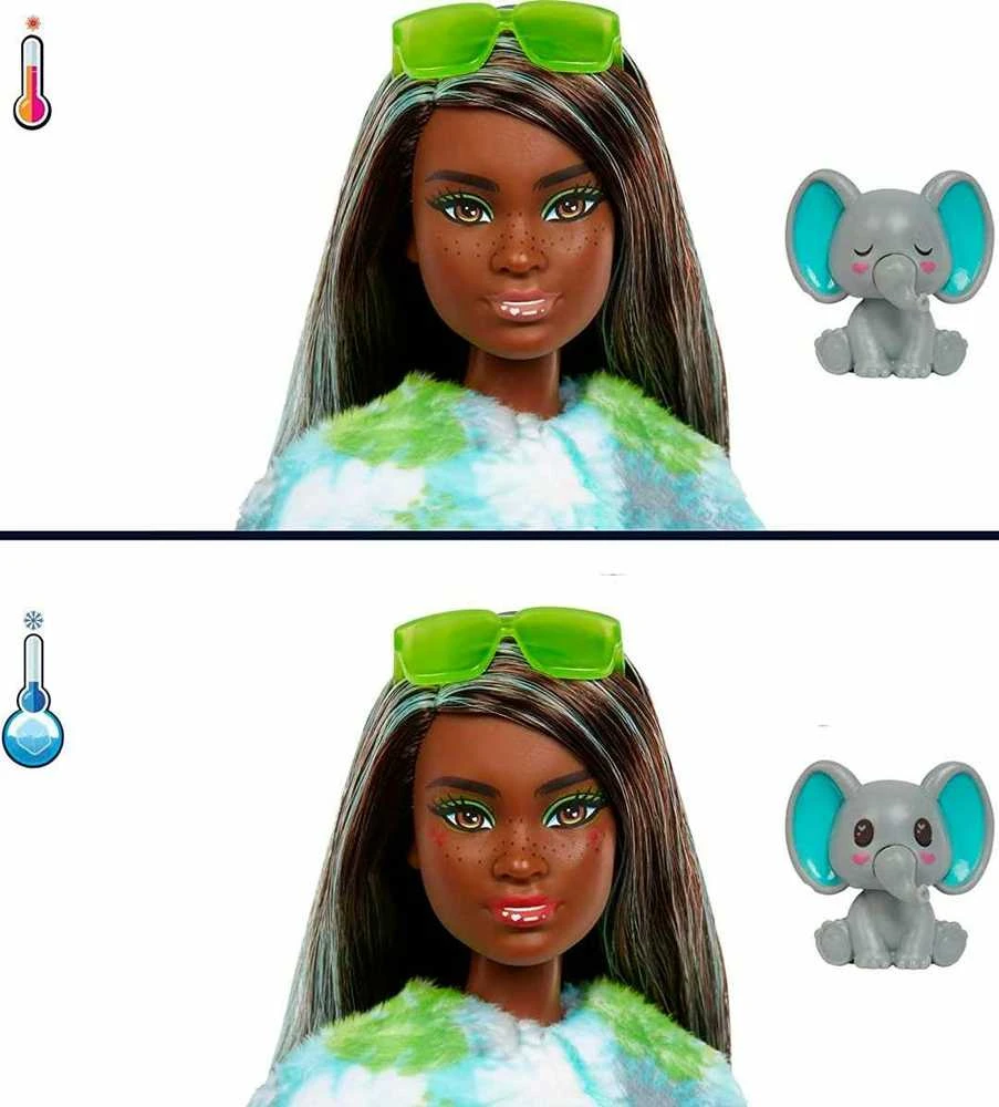 BARBIE „Cutie Reveal“ rinkinys, džiunglių serija - drambliukė