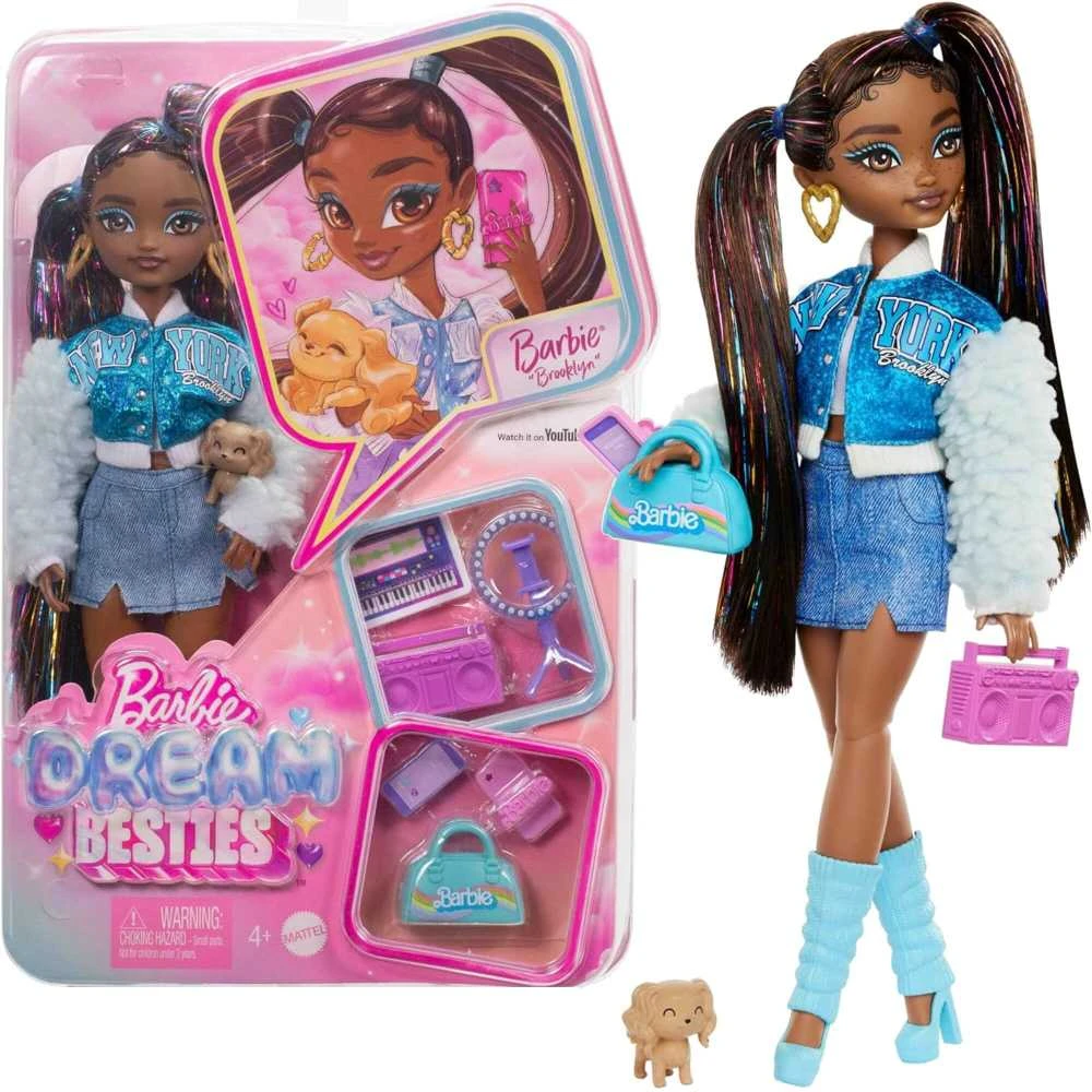Mattel „Barbie Dream Besties“ lėlė Brooklyn