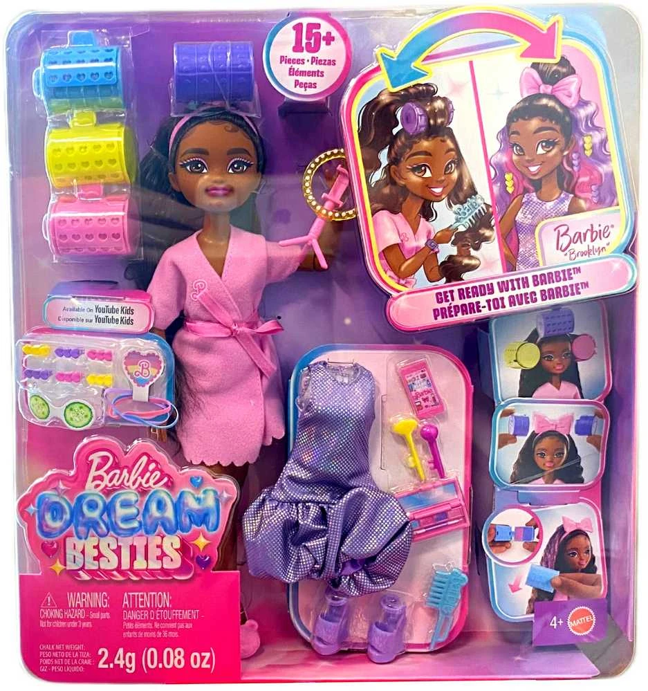 Mattel Barbie Dream Besties Festival Looks lėlė Brooklyn su aksesuarais