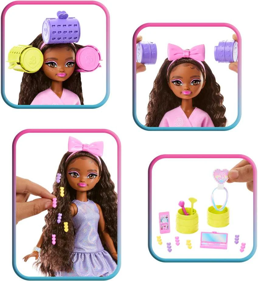 Mattel Barbie Dream Besties Festival Looks lėlė Brooklyn su aksesuarais
