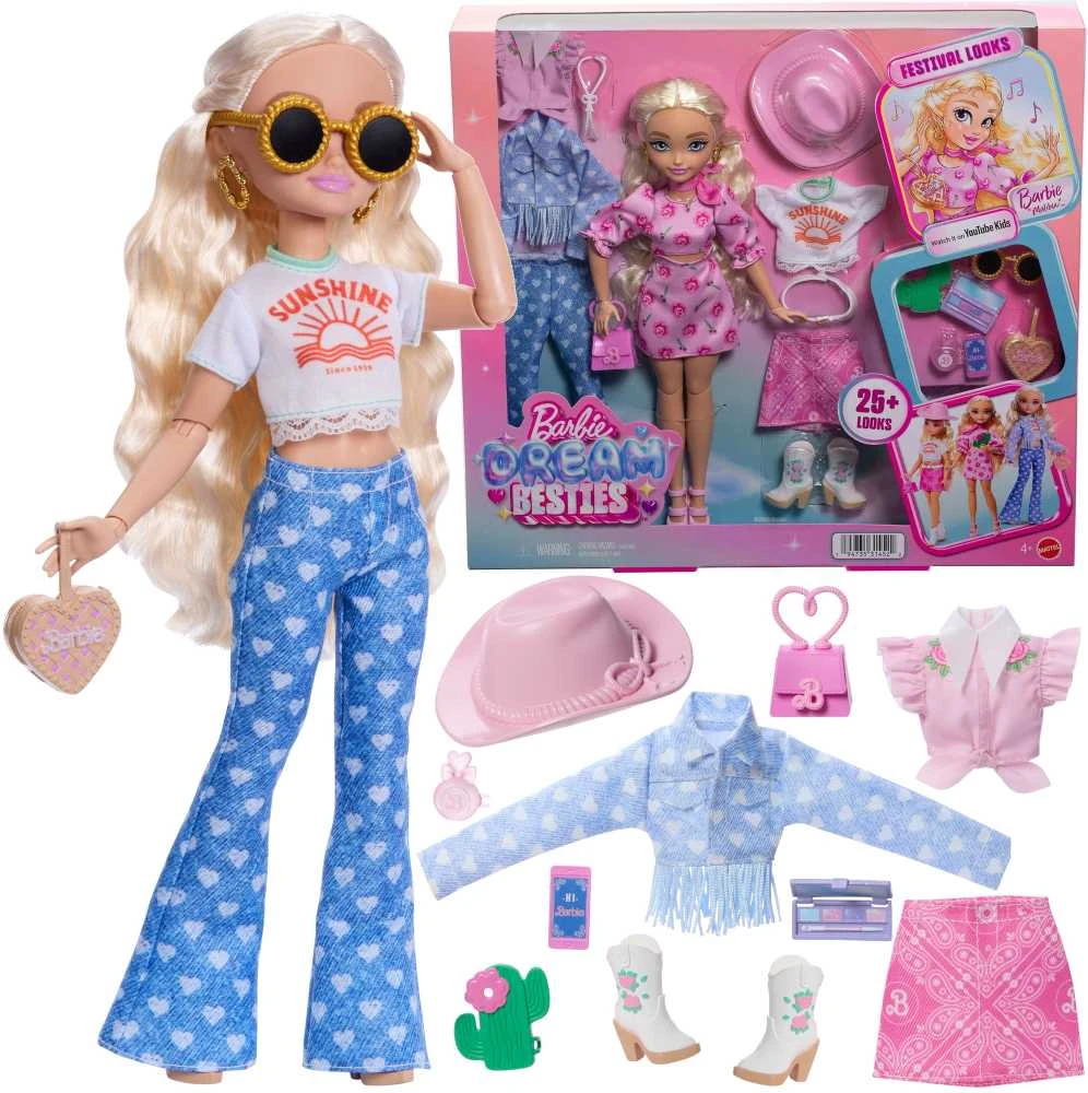 Mattel Barbie Dream Besties Festival rinkinys JGH87