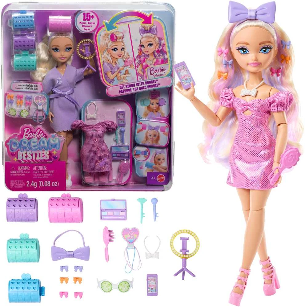 Mattel Barbie lėlė Dream Besties Get Ready Barbie JGG38 JGG37