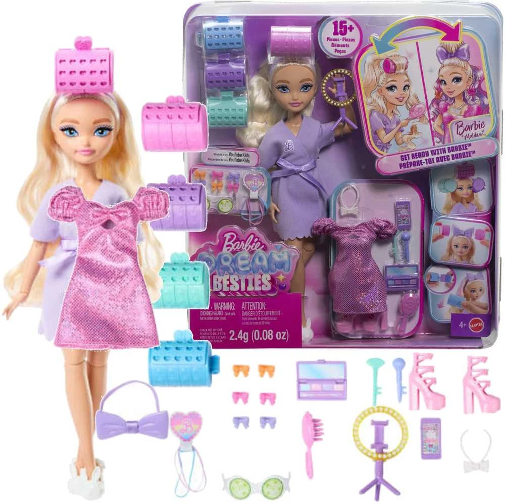 Mattel Barbie lėlė Dream Besties Get Ready Barbie JGG38 JGG37
