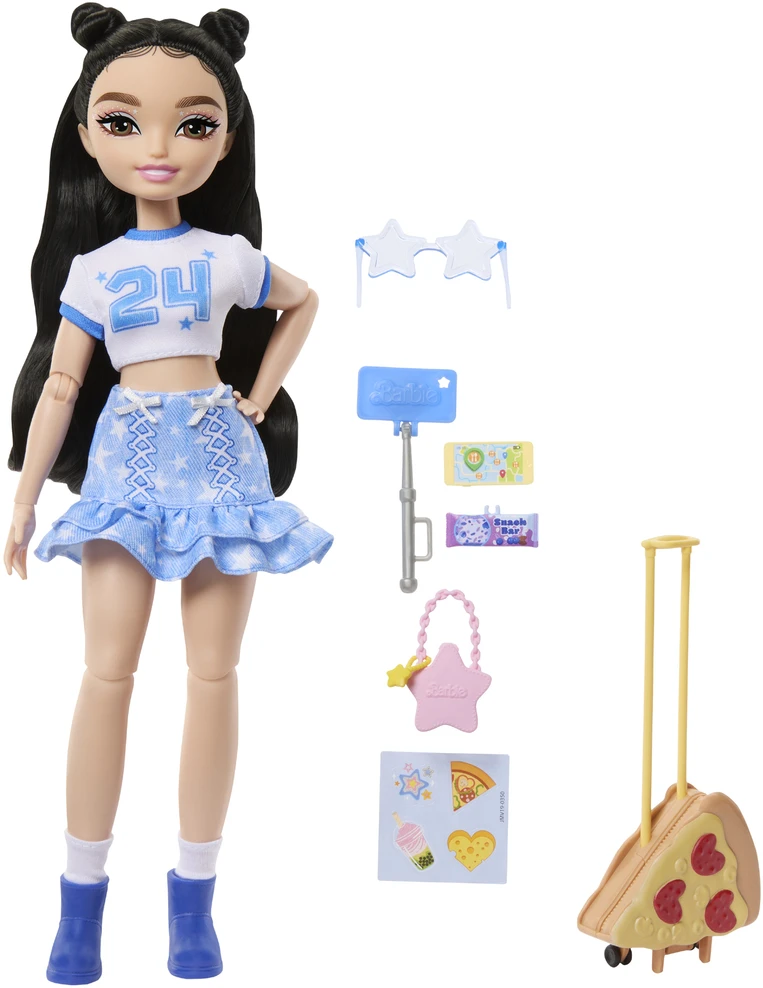 Mattel Lėlė Barbie dream besties savaitgalio kelionė su priedais
