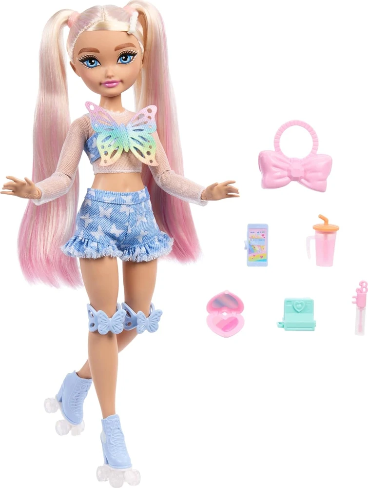 Lėlė Mattel Barbie Dream Besties Roller Skate – Malibu (JFX96)