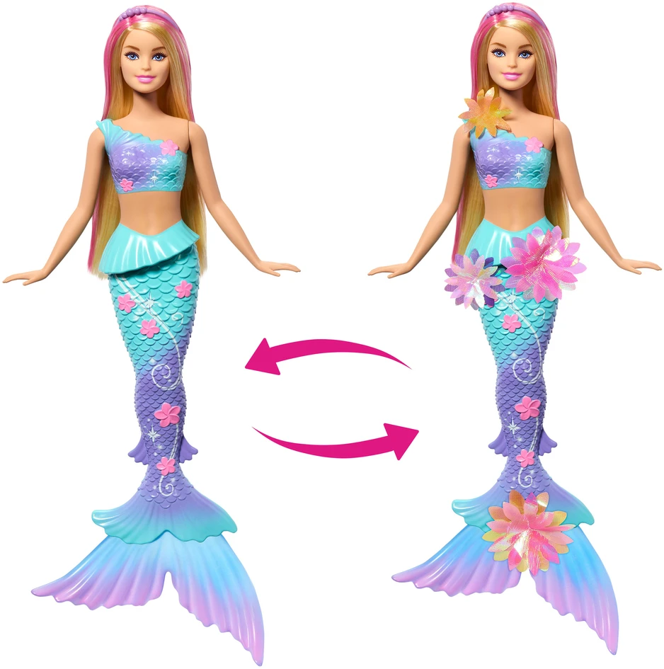 Šviesiaplaukė undinėlė Mattel Barbie Dreamtopia Blooming Magic (JDM72)
