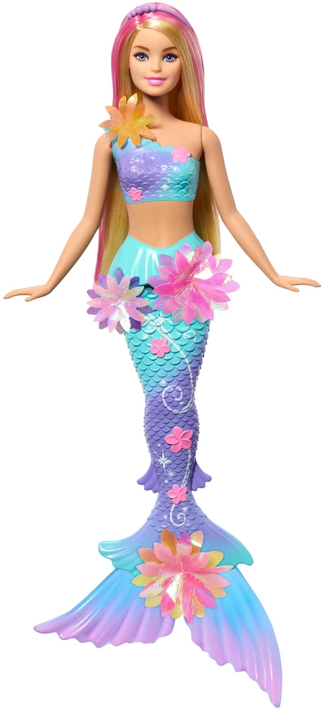 Šviesiaplaukė undinėlė Mattel Barbie Dreamtopia Blooming Magic (JDM72)