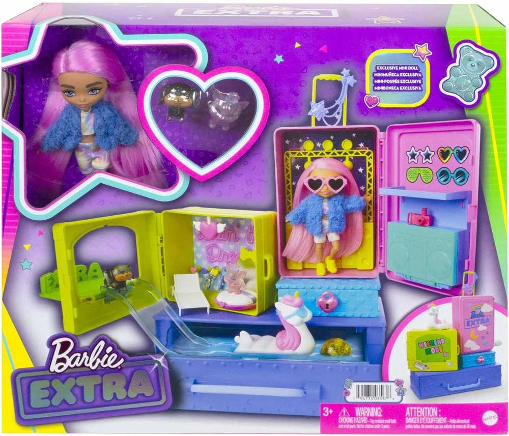 Papildoma lėlė Barbie Mattel – maža lėlė + augintiniai (HDY91)