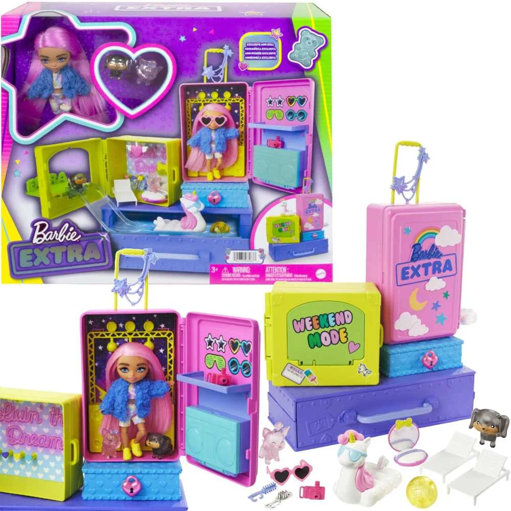 Papildoma lėlė Barbie Mattel – maža lėlė + augintiniai (HDY91)