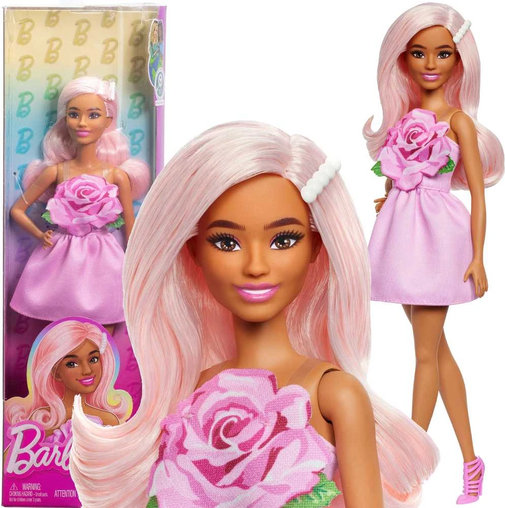 Mattel BARBIE madistė rožine suknele (HYT94)