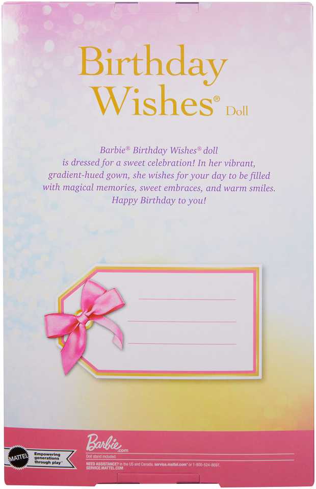 Mattel BARBIE WISHES kolekcinė lėlė (JJX77)