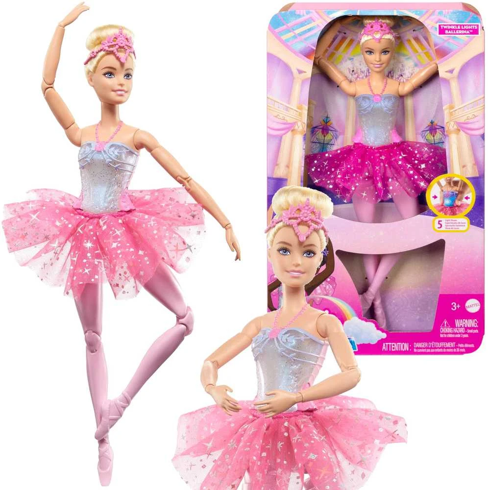 Lėlė Barbie Dreamtopia balerina su švieselėmis