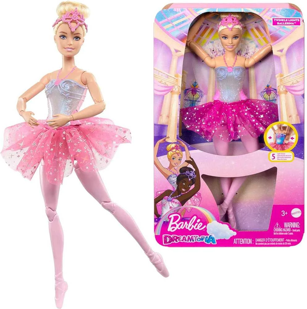 Lėlė Barbie Dreamtopia balerina su švieselėmis