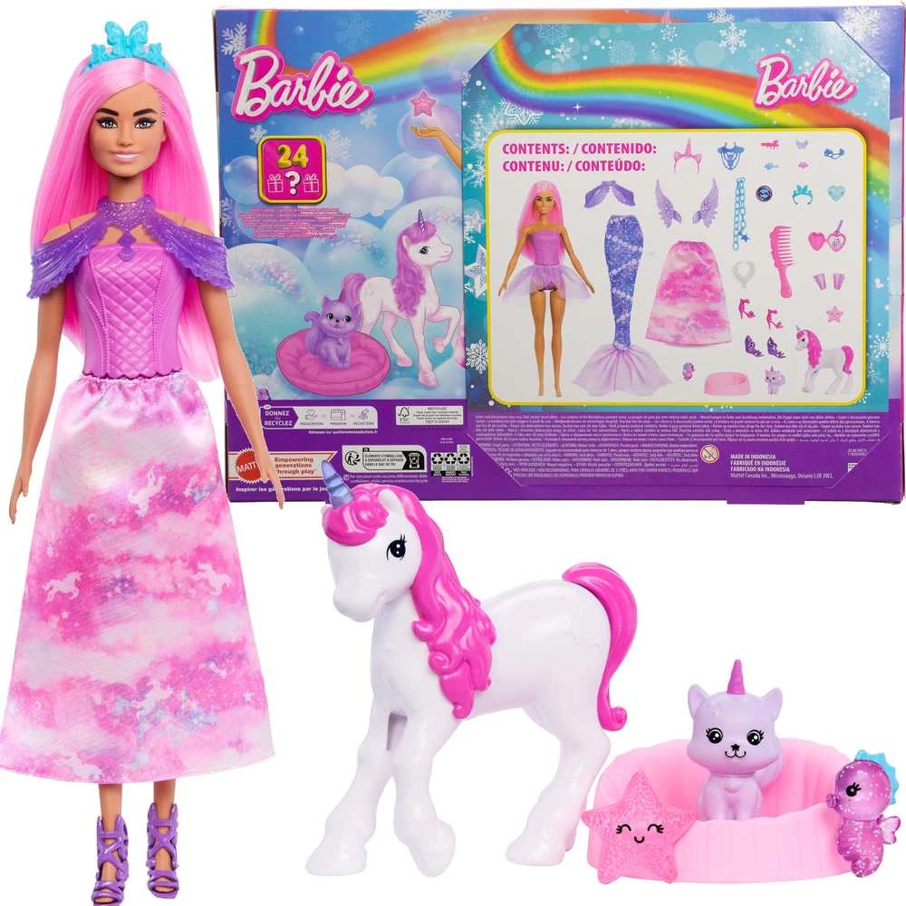 Advento kalendorius Mattel Barbie Fantasy (JFL66)
