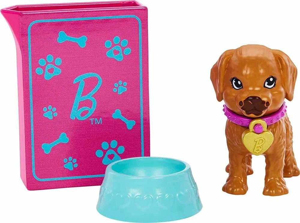 Mattel Lėlė Barbė šuniukų įvaikinimo žaidimų rinkinys