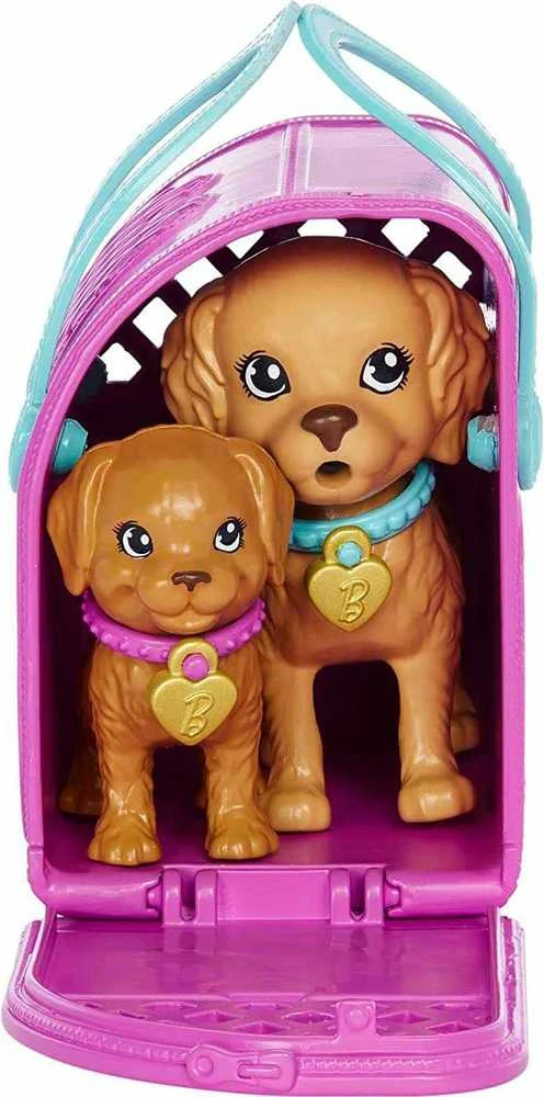Mattel Lėlė Barbė šuniukų įvaikinimo žaidimų rinkinys