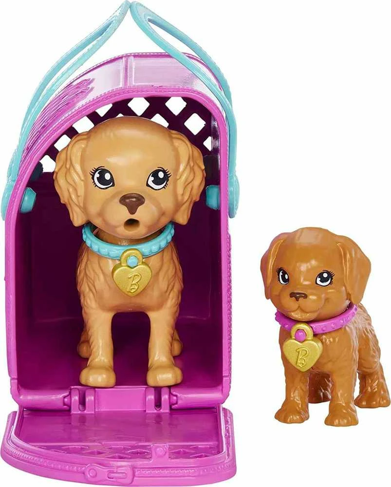Mattel Lėlė Barbė šuniukų įvaikinimo žaidimų rinkinys