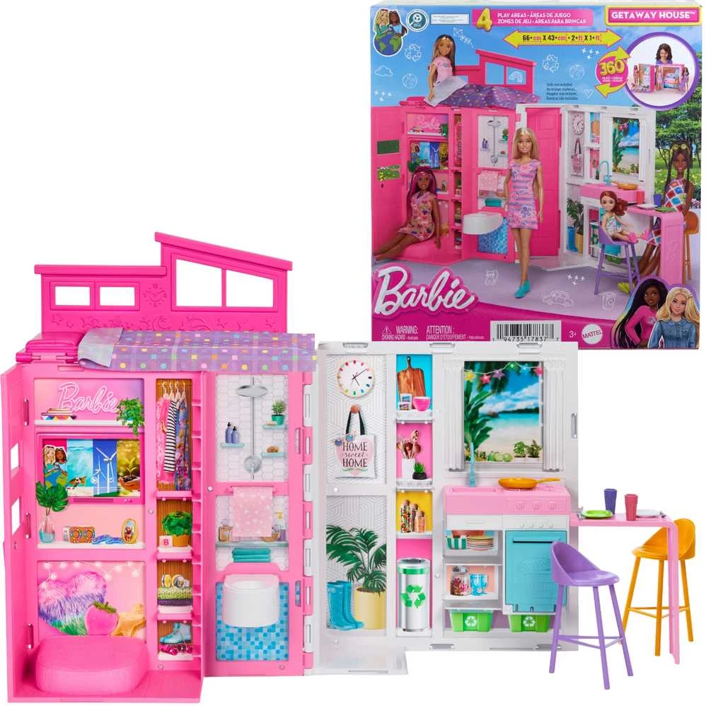 Sulankstomi lėlės namai Mattel Barbie Fashionistas (HRJ76)