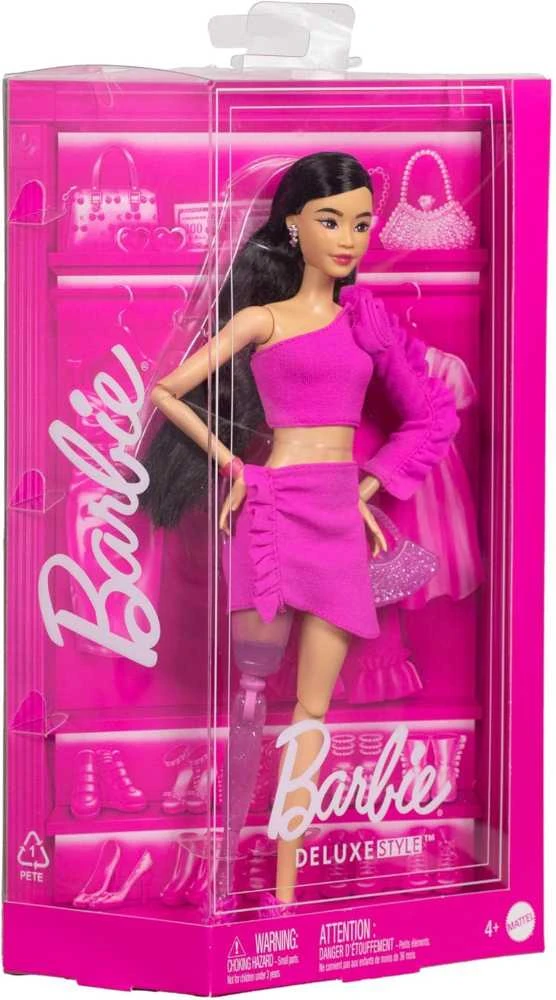 Mattel BARBIE DELUXE FASHIONISTAS lėlė protezuota koja (HYV26)