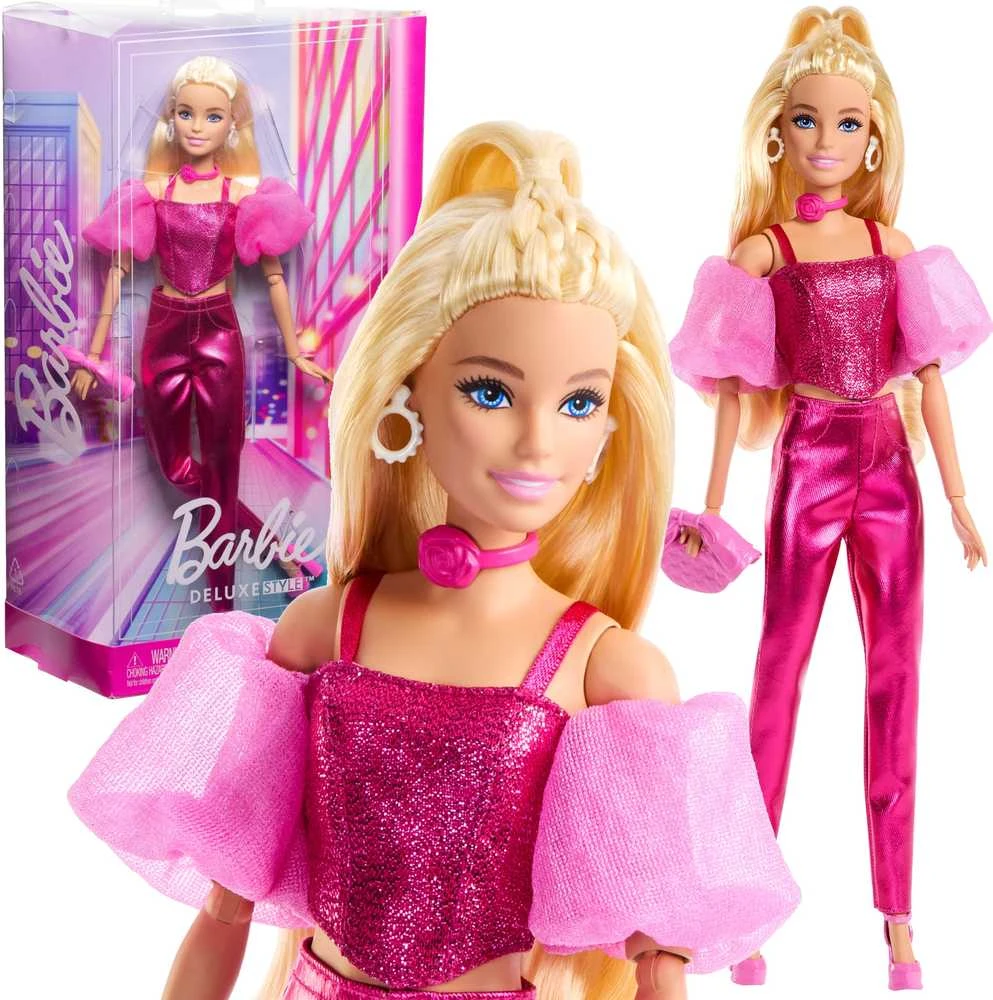 Mattel BARBIE DELUXE FASHIONISTAS šviesiaplaukė lėlė (JFP40)