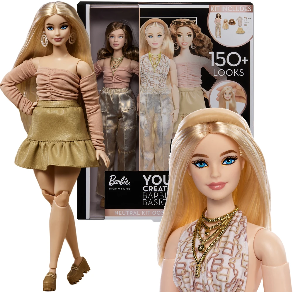 Mattel BARBIE YOU CREATE BASICS lėlė šviesiais plaukais (JJX37)