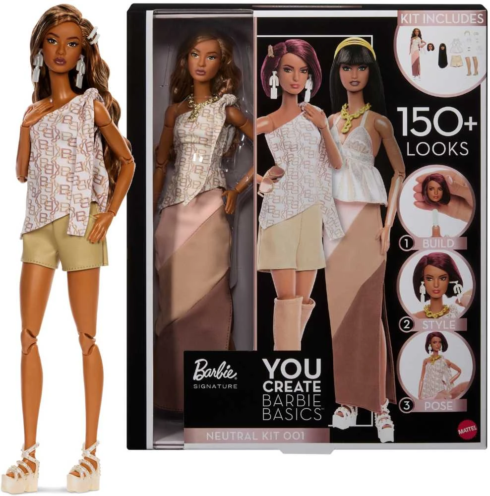 Lėlė su priedais Mattel Barbie Signature You Create Neutral Kit 001