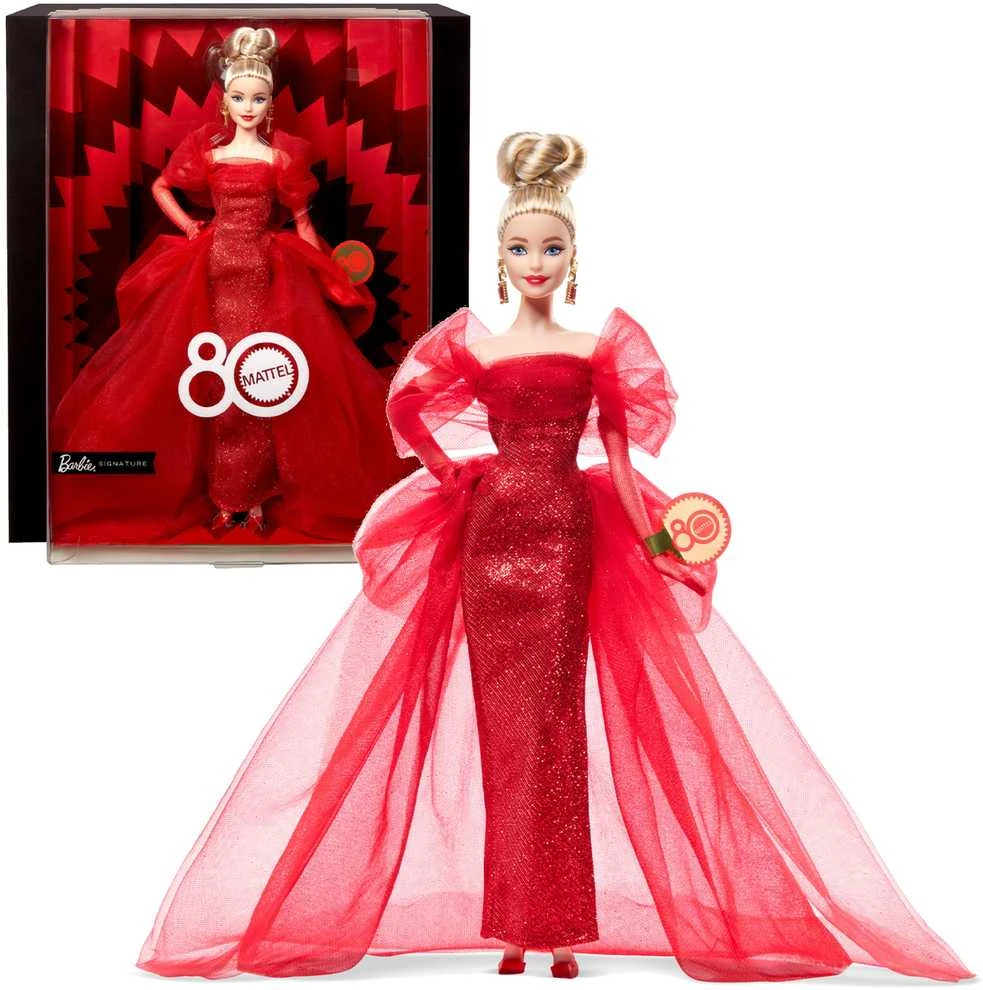 BARBIE kolekcinė lėlė Mattel 80 (JBJ17)