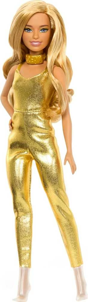 Mattel BARBIE madistė aukso spalvos kostiumu (HRH19)