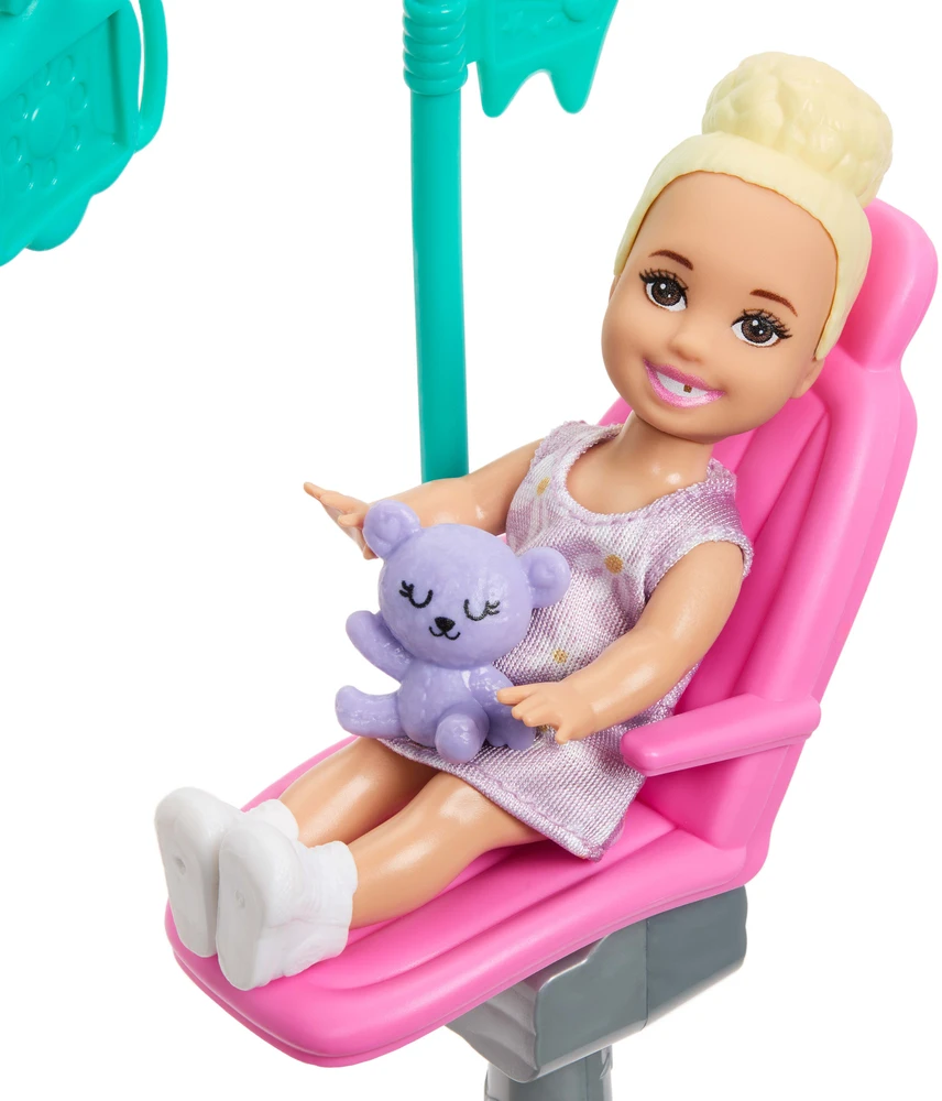 Mattel Lėlė Barbie dantistė brunetė rinkinys 2