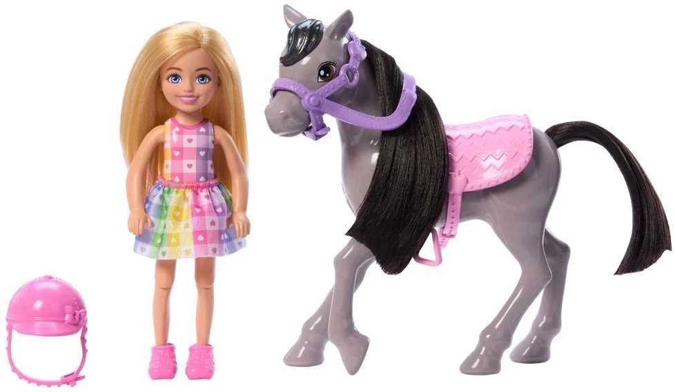 Mattel CHELSEA lėlytės ir ponio rinkinys (HTK29)