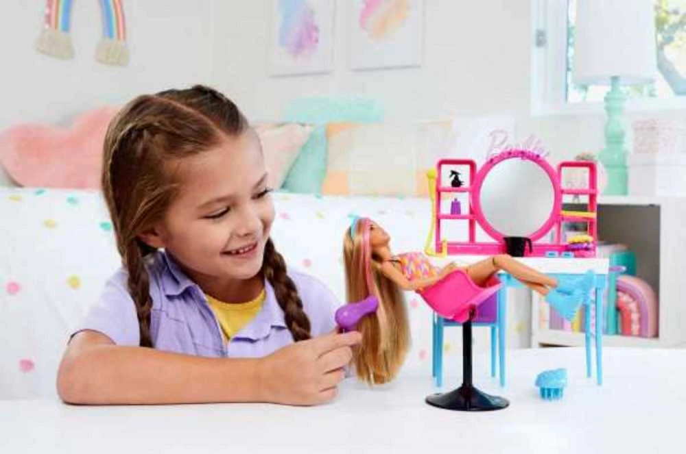 Barbie lėlė su žaidimų rinkiniu HKV00