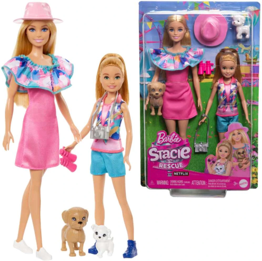 Mattel Lėlės Barbie Stacie ir Barbie 2 vnt. rinkinys