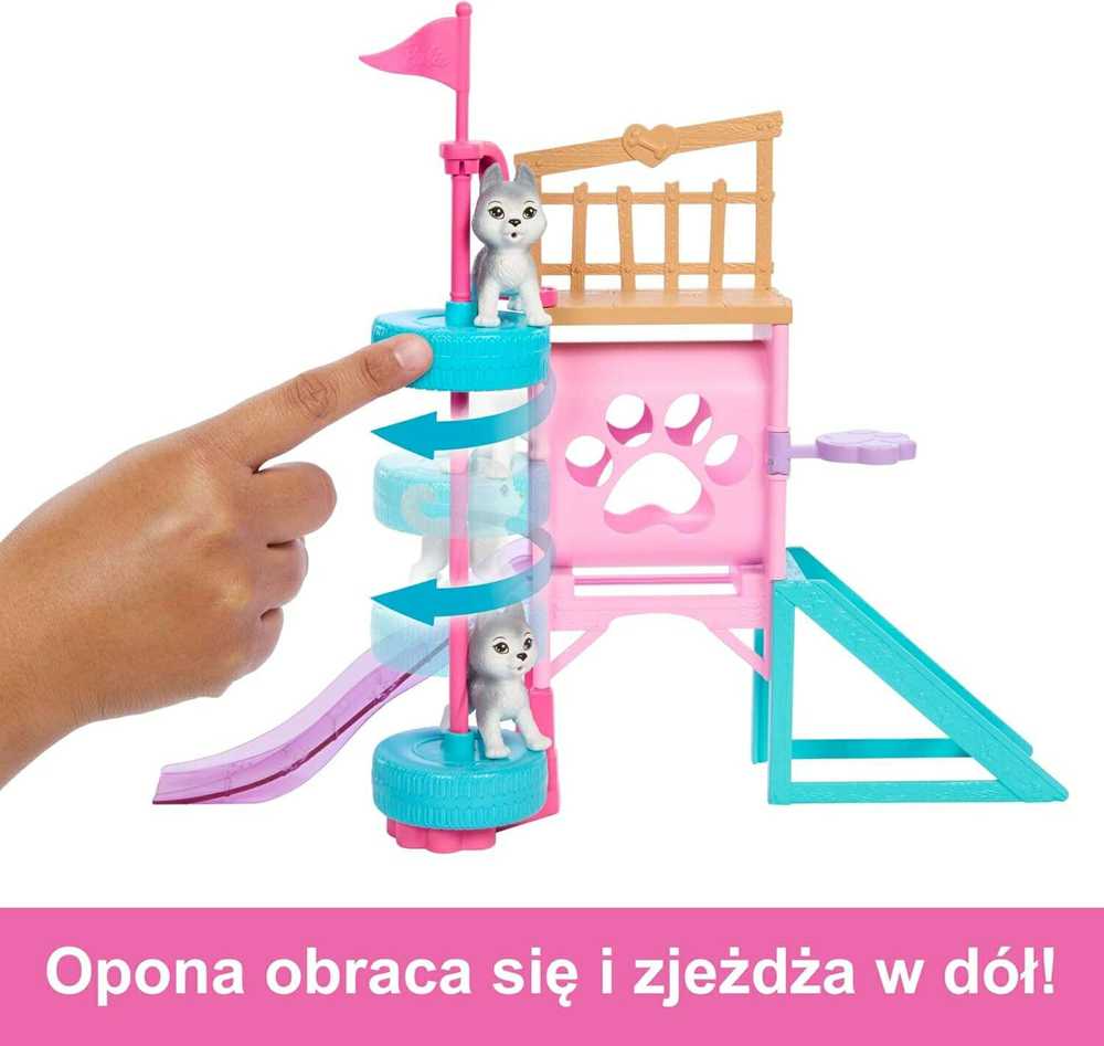 Lėlė Barbie and Stacie Puppy Obstacle Course HRM10 Mattel