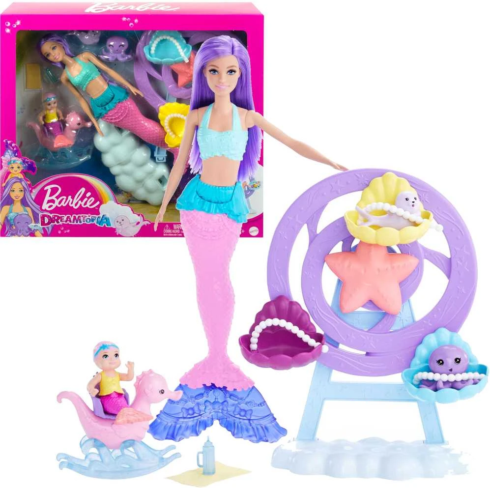 Mattel Barbie Dreamtopia lėlė su aksesuarais HLC30