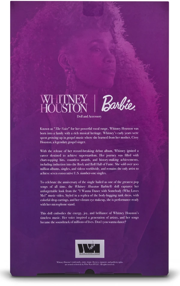 Barbie Signature Lėlė Kolekcjonerska Whitney Houston su mikrofonu