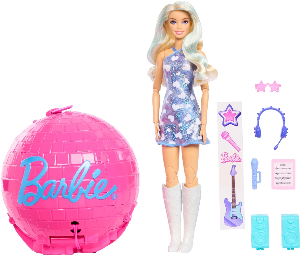 Mattel Lėlė Barbie pop žvaigždė su muzikos aksesuarais