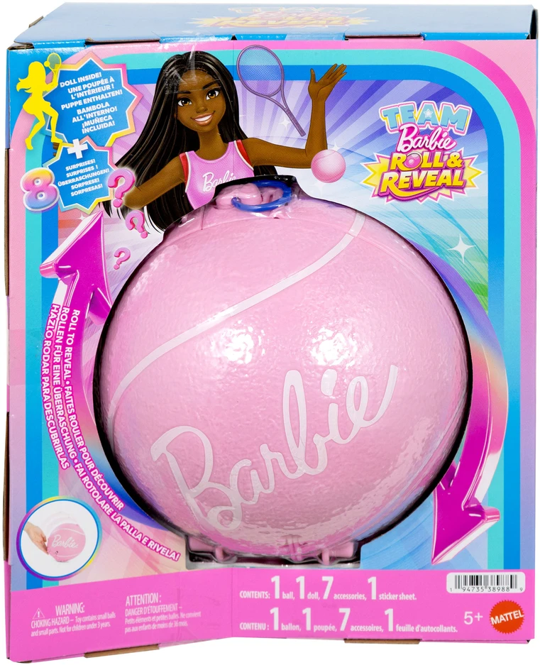 Mattel Lėlė Barbie tenisininkė su kamuoliu ir aksesuarais