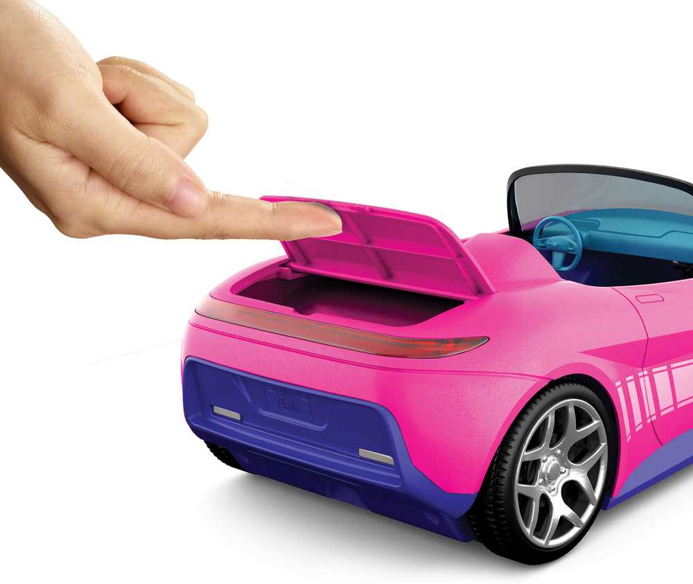 Mattel HOT WHEELS RC automodelis – BARBIE kabrioletas (JBH05)