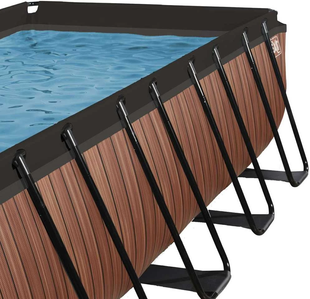 Karkasinis baseinas su smėlio filtru Exit Wood 400x200x100cm