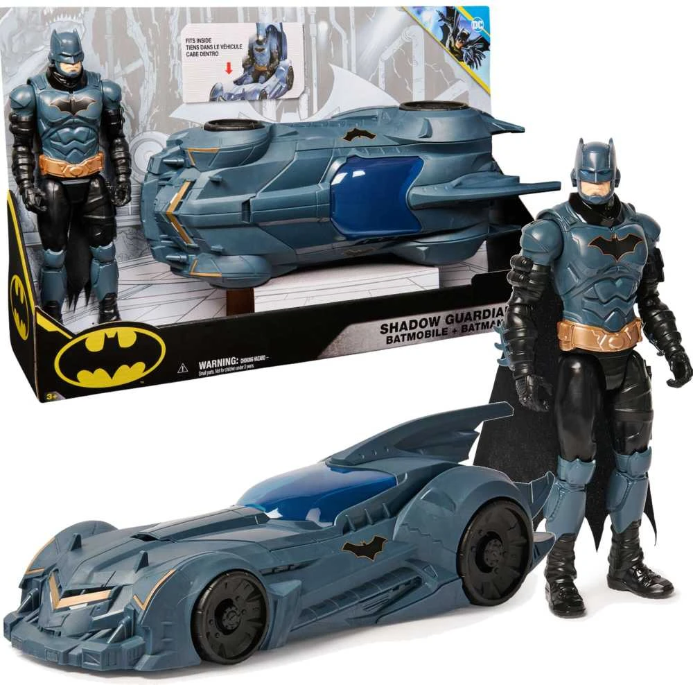 Batman Betmenas - Betmeno automobilis su 30 cm figūrėle (6070521)