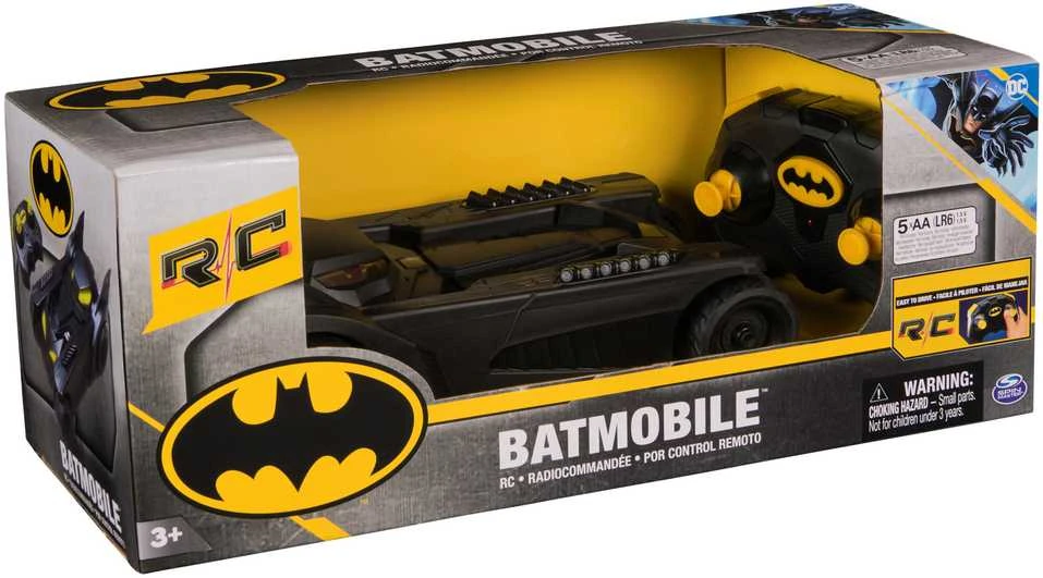 Batman Batmobile nuotoliniu būdu valdoma transporto priemonė DC Comics RC šviesa, garsas 23 cm