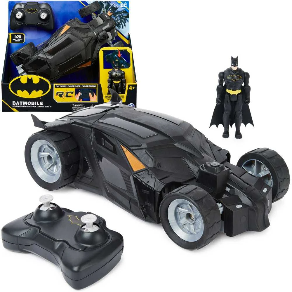 BATMAN 1:20 valdomas automobilis Batmobile, 6065425