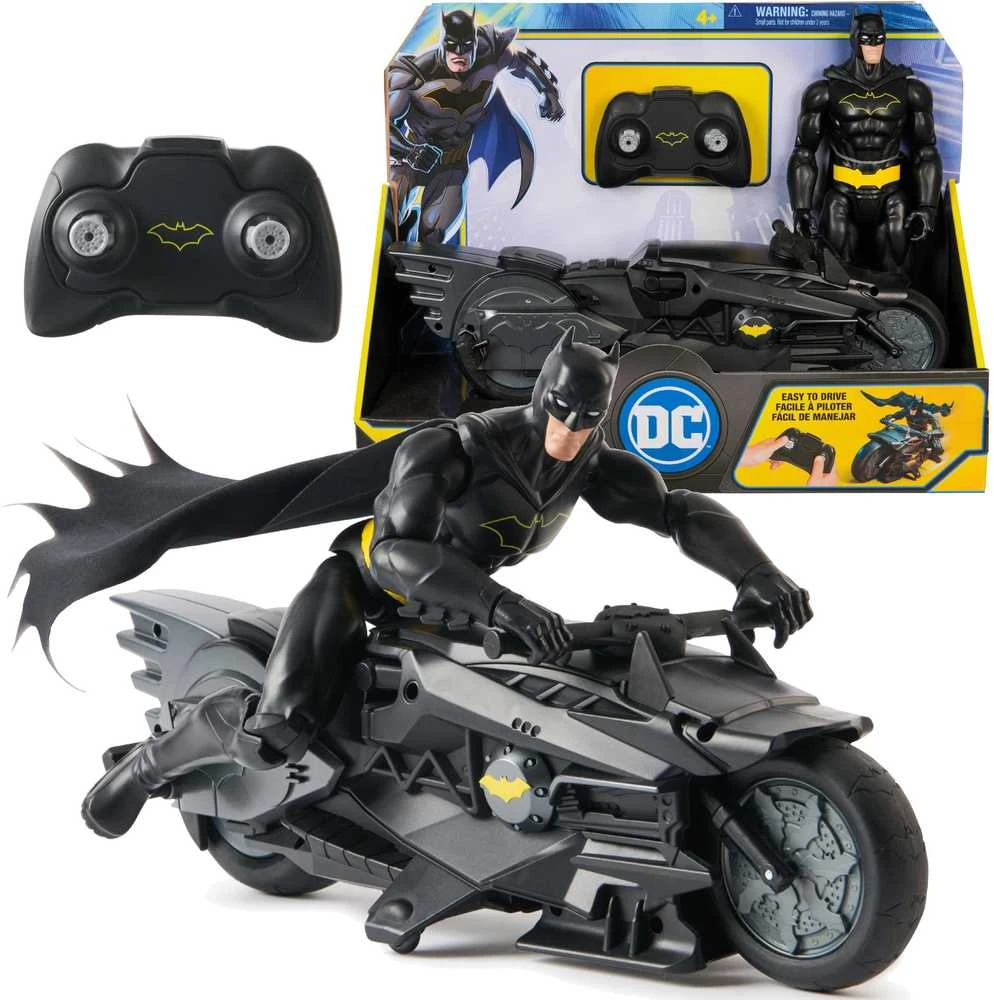 Spin Master BATMAN RC transporto priemonė su figūrėle Batcycle, 6072896