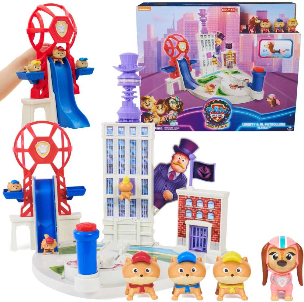 Spin Master PAW Patrol: The Mighty Movie žaidimų rinkinys - Liberty ir jaunesnieji patruliai