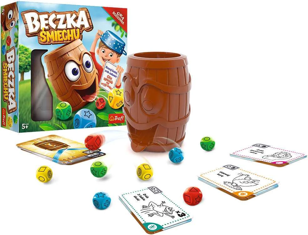 Trefl Stalo žaidimo Barrel Juoko, ENG