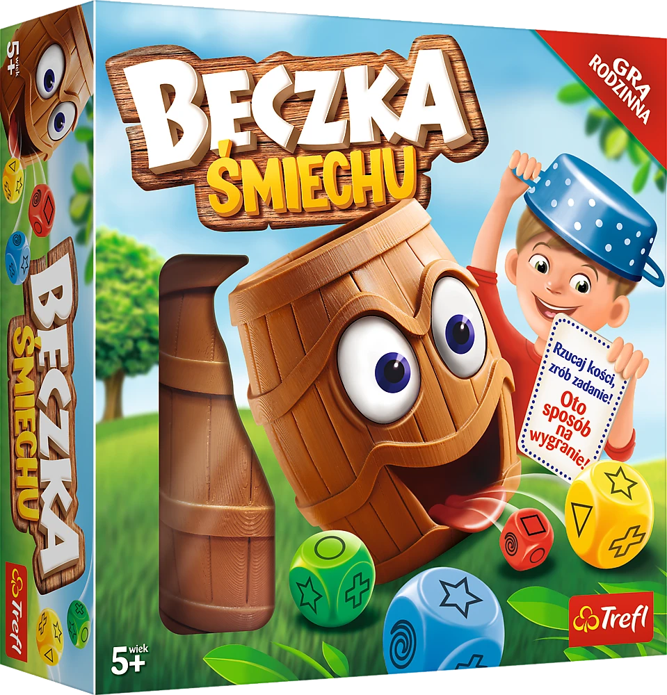 Trefl Stalo žaidimo Barrel Juoko, ENG
